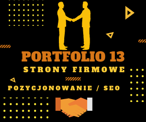Portfolio - 13 stron firmowych SEO - dodanie do portfolio